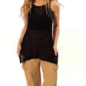 White Birch Knit tunic tank